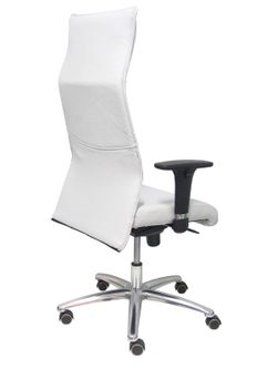 Modelo Albacete - Sillón de dirección ergonómico con mecanismo sincro y regulable en altura - Asiento y respaldo tapizados en similpiel color gris
