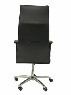 Modelo Albacete - Sillón de dirección ergonómico con mecanismo sincro y regulable en altura - Asiento y respaldo tapizados en similpiel color negro