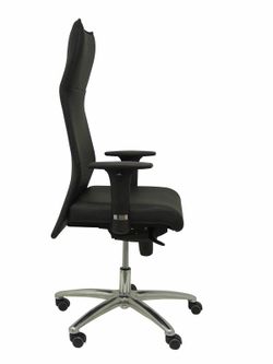 Modelo Albacete - Sillón de dirección ergonómico con mecanismo sincro y regulable en altura - Asiento y respaldo tapizados en similpiel color negro