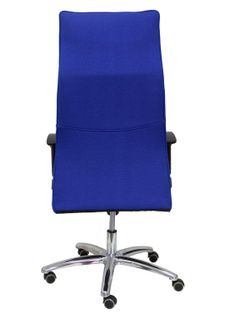 Modelo Albacete - Sillón de dirección ergonómico con mecanismo sincro y regulable en altura - Asiento y respaldo tapizados en tejido BALI color azul