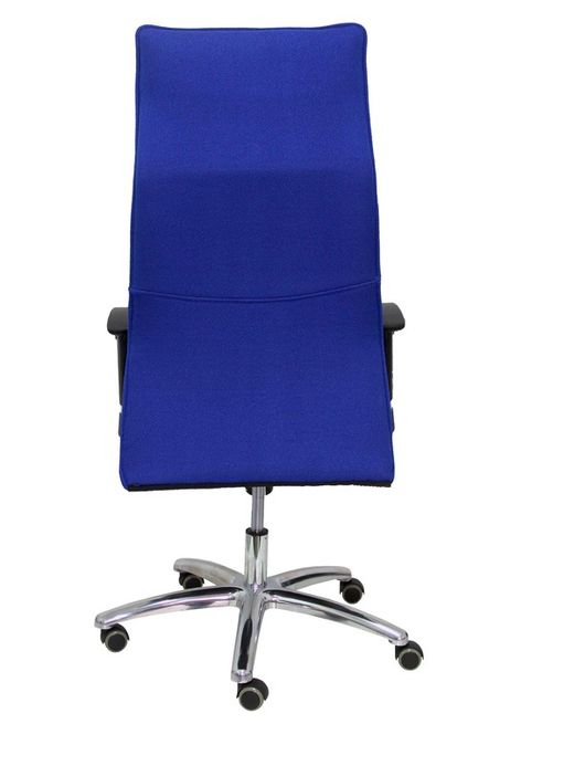 Modelo Albacete - Sillón de dirección ergonómico con mecanismo sincro y regulable en altura - Asiento y respaldo tapizados en tejido BALI color azul