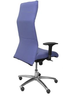 Modelo Albacete - Sillón de dirección ergonómico con mecanismo sincro y regulable en altura - Asiento y respaldo tapizados en tejido BALI color azul claro