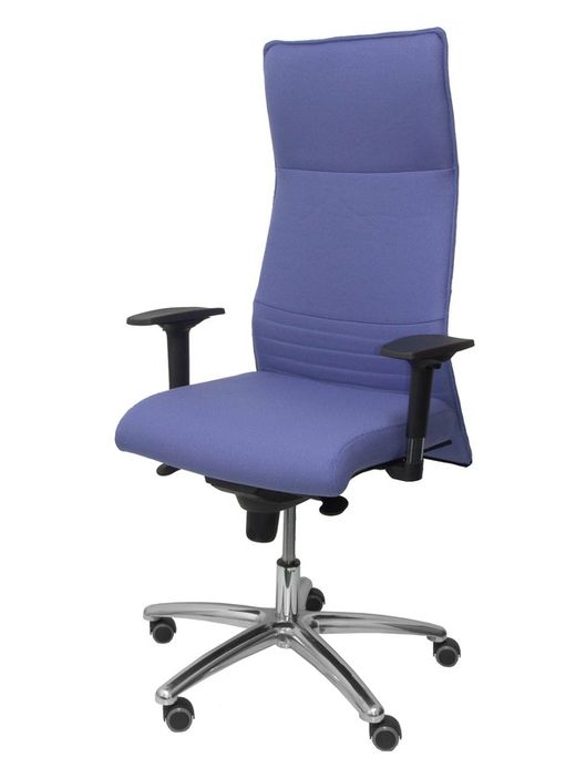 Modelo Albacete - Sillón de dirección ergonómico con mecanismo sincro y regulable en altura - Asiento y respaldo tapizados en tejido BALI color azul claro