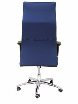 Modelo Albacete - Sillón de dirección ergonómico con mecanismo sincro y regulable en altura - Asiento y respaldo tapizados en tejido BALI color azul marino