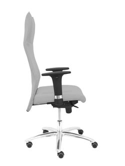 Modelo Albacete - Sillón de dirección ergonómico con mecanismo sincro y regulable en altura - Asiento y respaldo tapizados en tejido BALI color gris