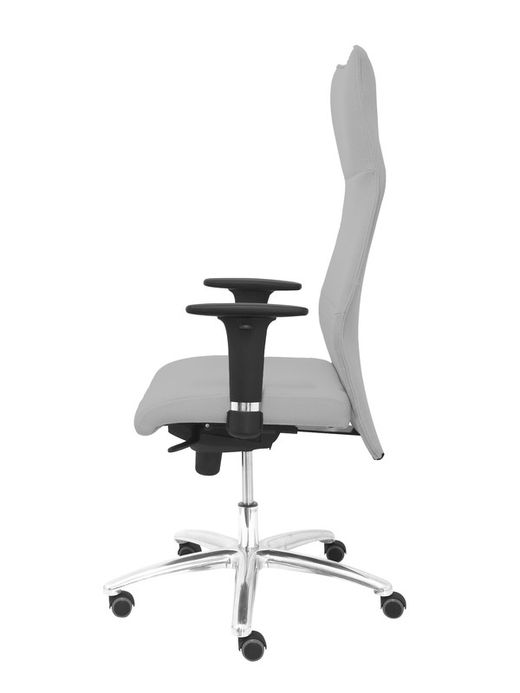 Modelo Albacete - Sillón de dirección ergonómico con mecanismo sincro y regulable en altura - Asiento y respaldo tapizados en tejido BALI color gris
