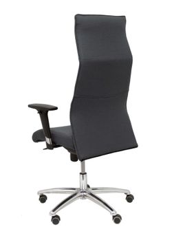 Modelo Albacete - Sillón de dirección ergonómico con mecanismo sincro y regulable en altura - Asiento y respaldo tapizados en tejido BALI color gris oscuro