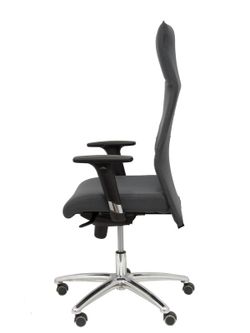 Modelo Albacete - Sillón de dirección ergonómico con mecanismo sincro y regulable en altura - Asiento y respaldo tapizados en tejido BALI color gris oscuro