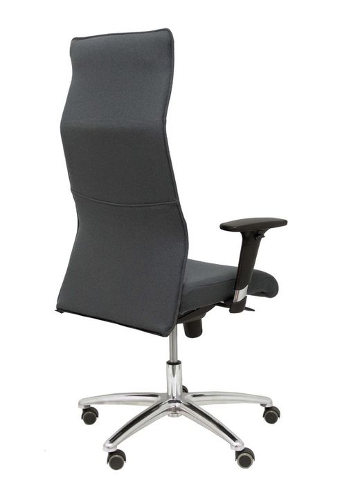 Modelo Albacete - Sillón de dirección ergonómico con mecanismo sincro y regulable en altura - Asiento y respaldo tapizados en tejido BALI color gris oscuro