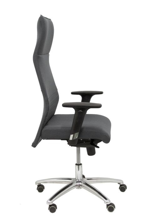 Modelo Albacete - Sillón de dirección ergonómico con mecanismo sincro y regulable en altura - Asiento y respaldo tapizados en tejido BALI color gris oscuro