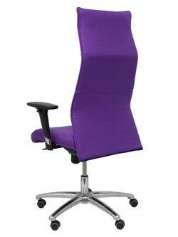 Modelo Albacete - Sillón de dirección ergonómico con mecanismo sincro y regulable en altura - Asiento y respaldo tapizados en tejido BALI color lila.