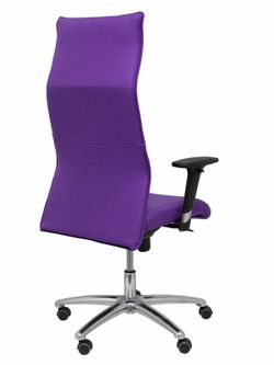 Modelo Albacete - Sillón de dirección ergonómico con mecanismo sincro y regulable en altura - Asiento y respaldo tapizados en tejido BALI color lila.