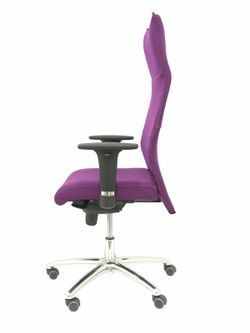 Modelo Albacete - Sillón de dirección ergonómico con mecanismo sincro y regulable en altura - Asiento y respaldo tapizados en tejido BALI color morado