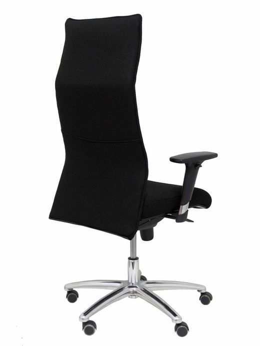 Modelo Albacete - Sillón de dirección ergonómico con mecanismo sincro y regulable en altura - Asiento y respaldo tapizados en tejido BALI color negro.