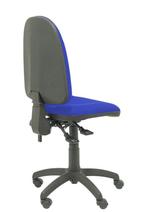Modelo Algarra - Silla de oficina ergonómica con mecanismo asincro y regulable en altura - Asiento y respaldo tapizados en tejido BALI color azul. Espuma con forma anatómica.