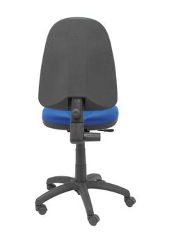 Modelo Algarra - Silla de oficina ergonómica y anatómica con mecanismo de contacto permanente y regulable en altura - Asiento y respaldo tapizados en tejido BALI color azul