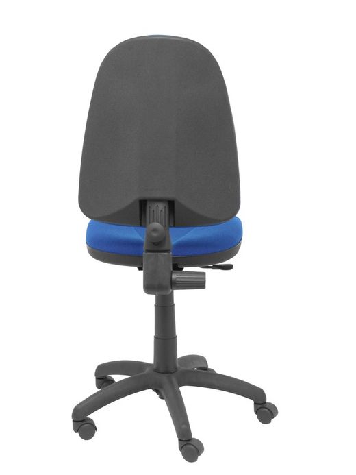 Modelo Algarra - Silla de oficina ergonómica y anatómica con mecanismo de contacto permanente y regulable en altura - Asiento y respaldo tapizados en tejido BALI color azul