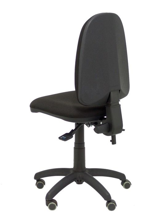 Modelo Ayna - Silla de oficina ergonómica con mecanismo asincro y regulable en altura - Asiento y respaldo tapizados en tejido BALI color negro