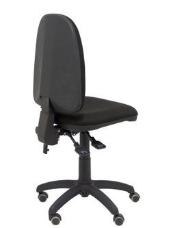 Modelo Ayna - Silla de oficina ergonómica con mecanismo asincro y regulable en altura - Asiento y respaldo tapizados en tejido BALI color negro