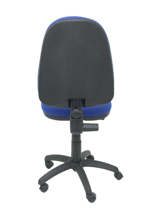 Modelo Ayna - Silla de oficina ergonómica con mecanismo de contacto permanente y regulable en altura - Asiento y respaldo tapizados en tejido BALI color azul