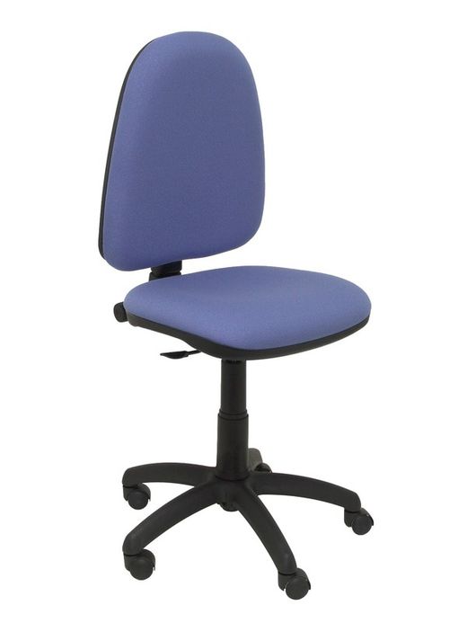 Modelo Ayna - Silla de oficina ergonómica con mecanismo de contacto permanente y regulable en altura - Asiento y respaldo tapizados en tejido BALI color azul claro