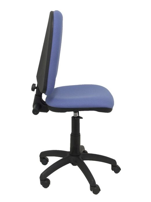 Modelo Ayna - Silla de oficina ergonómica con mecanismo de contacto permanente y regulable en altura - Asiento y respaldo tapizados en tejido BALI color azul claro