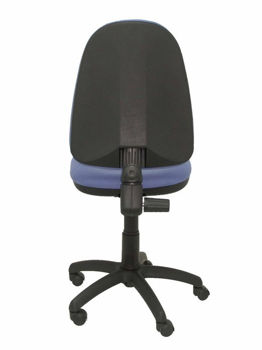 Modelo Ayna - Silla de oficina ergonómica con mecanismo de contacto permanente y regulable en altura - Asiento y respaldo tapizados en tejido BALI color azul claro