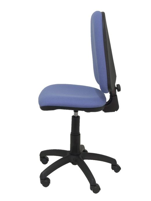 Modelo Ayna - Silla de oficina ergonómica con mecanismo de contacto permanente y regulable en altura - Asiento y respaldo tapizados en tejido BALI color azul claro