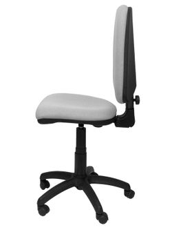 Modelo Ayna - Silla de oficina ergonómica con mecanismo de contacto permanente y regulable en altura - Asiento y respaldo tapizados en tejido BALI color gris