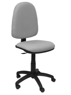 Modelo Ayna - Silla de oficina ergonómica con mecanismo de contacto permanente y regulable en altura - Asiento y respaldo tapizados en tejido BALI color gris