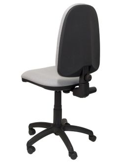 Modelo Ayna - Silla de oficina ergonómica con mecanismo de contacto permanente y regulable en altura - Asiento y respaldo tapizados en tejido BALI color gris