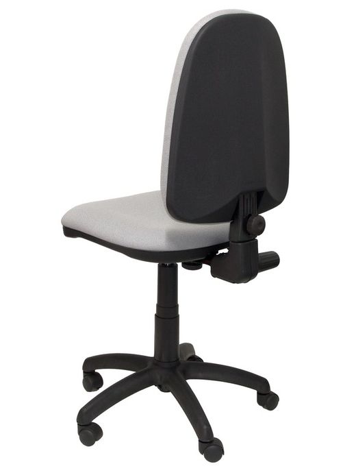 Modelo Ayna - Silla de oficina ergonómica con mecanismo de contacto permanente y regulable en altura - Asiento y respaldo tapizados en tejido BALI color gris