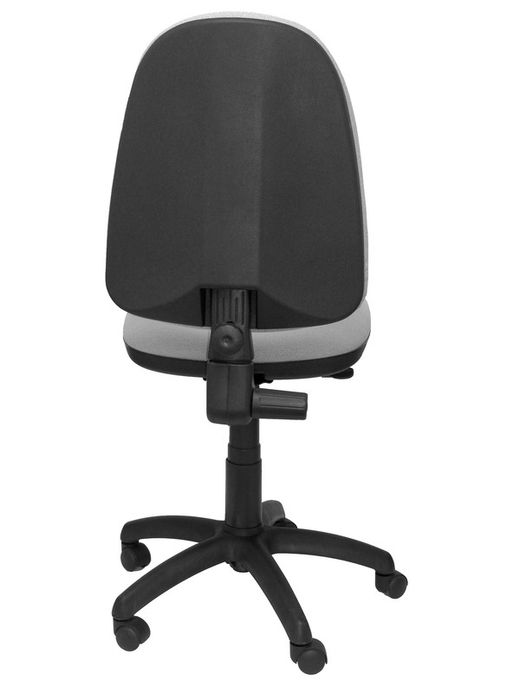 Modelo Ayna - Silla de oficina ergonómica con mecanismo de contacto permanente y regulable en altura - Asiento y respaldo tapizados en tejido BALI color gris