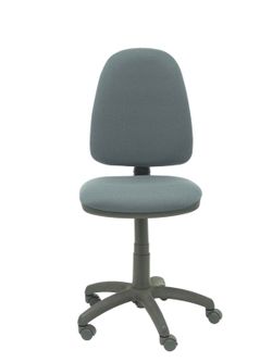 Modelo Ayna - Silla de oficina ergonómica con mecanismo de contacto permanente y regulable en altura - Asiento y respaldo tapizados en tejido BALI color gris oscuro