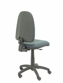 Modelo Ayna - Silla de oficina ergonómica con mecanismo de contacto permanente y regulable en altura - Asiento y respaldo tapizados en tejido BALI color gris oscuro