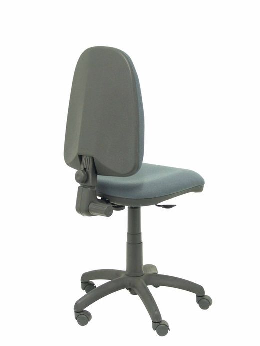 Modelo Ayna - Silla de oficina ergonómica con mecanismo de contacto permanente y regulable en altura - Asiento y respaldo tapizados en tejido BALI color gris oscuro