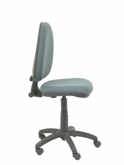 Modelo Ayna - Silla de oficina ergonómica con mecanismo de contacto permanente y regulable en altura - Asiento y respaldo tapizados en tejido BALI color gris oscuro