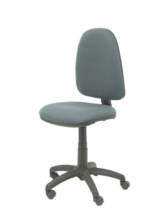 Modelo Ayna - Silla de oficina ergonómica con mecanismo de contacto permanente y regulable en altura - Asiento y respaldo tapizados en tejido BALI color gris oscuro