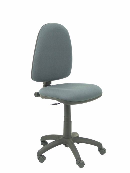 Modelo Ayna - Silla de oficina ergonómica con mecanismo de contacto permanente y regulable en altura - Asiento y respaldo tapizados en tejido BALI color gris oscuro