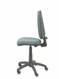 Modelo Ayna - Silla de oficina ergonómica con mecanismo de contacto permanente y regulable en altura - Asiento y respaldo tapizados en tejido BALI color gris oscuro