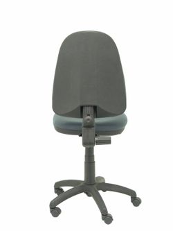Modelo Ayna - Silla de oficina ergonómica con mecanismo de contacto permanente y regulable en altura - Asiento y respaldo tapizados en tejido BALI color gris oscuro