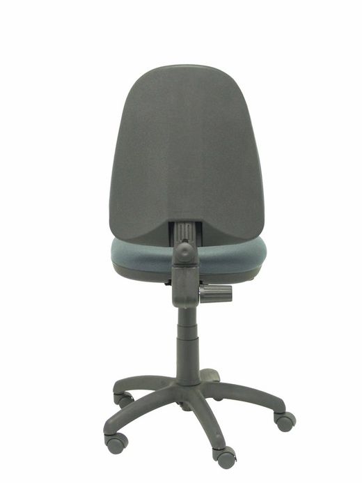 Modelo Ayna - Silla de oficina ergonómica con mecanismo de contacto permanente y regulable en altura - Asiento y respaldo tapizados en tejido BALI color gris oscuro