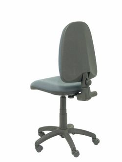Modelo Ayna - Silla de oficina ergonómica con mecanismo de contacto permanente y regulable en altura - Asiento y respaldo tapizados en tejido BALI color gris oscuro