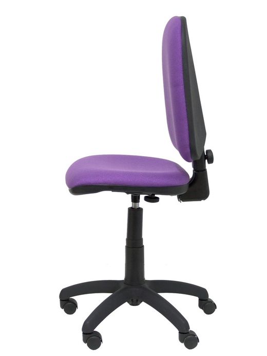 Modelo Ayna - Silla de oficina ergonómica con mecanismo de contacto permanente y regulable en altura - Asiento y respaldo tapizados en tejido BALI color lila