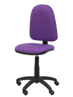 Modelo Ayna - Silla de oficina ergonómica con mecanismo de contacto permanente y regulable en altura - Asiento y respaldo tapizados en tejido BALI color lila