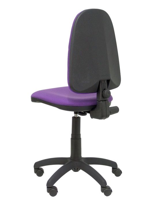 Modelo Ayna - Silla de oficina ergonómica con mecanismo de contacto permanente y regulable en altura - Asiento y respaldo tapizados en tejido BALI color lila
