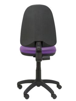 Modelo Ayna - Silla de oficina ergonómica con mecanismo de contacto permanente y regulable en altura - Asiento y respaldo tapizados en tejido BALI color lila
