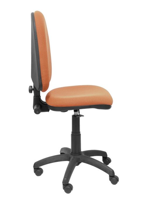Modelo Ayna - Silla de oficina ergonómica con mecanismo de contacto permanente y regulable en altura - Asiento y respaldo tapizados en tejido BALI color marrón