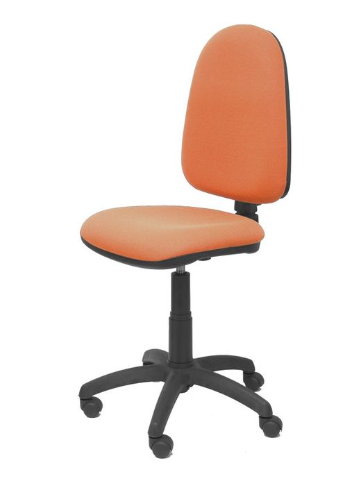 Modelo Ayna - Silla de oficina ergonómica con mecanismo de contacto permanente y regulable en altura - Asiento y respaldo tapizados en tejido BALI color marrón