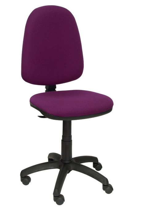 Modelo Ayna - Silla de oficina ergonómica con mecanismo de contacto permanente y regulable en altura - Asiento y respaldo tapizados en tejido BALI color morado